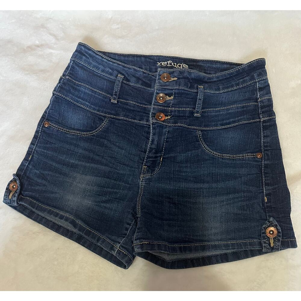 Refuge High Waist Jean shorts